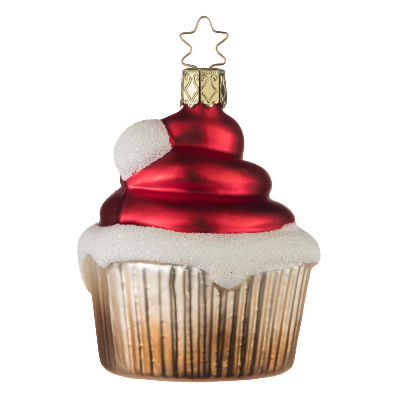 Cupcake Santas Zipfelmütze Cupcake Santas Zipfelmütze
