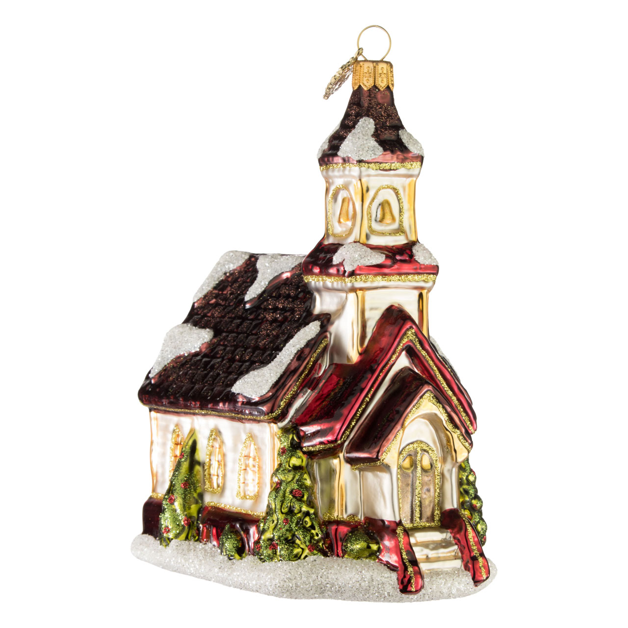 Weihnachtliche Dorfkirche Weihnachtliche Dorfkirche