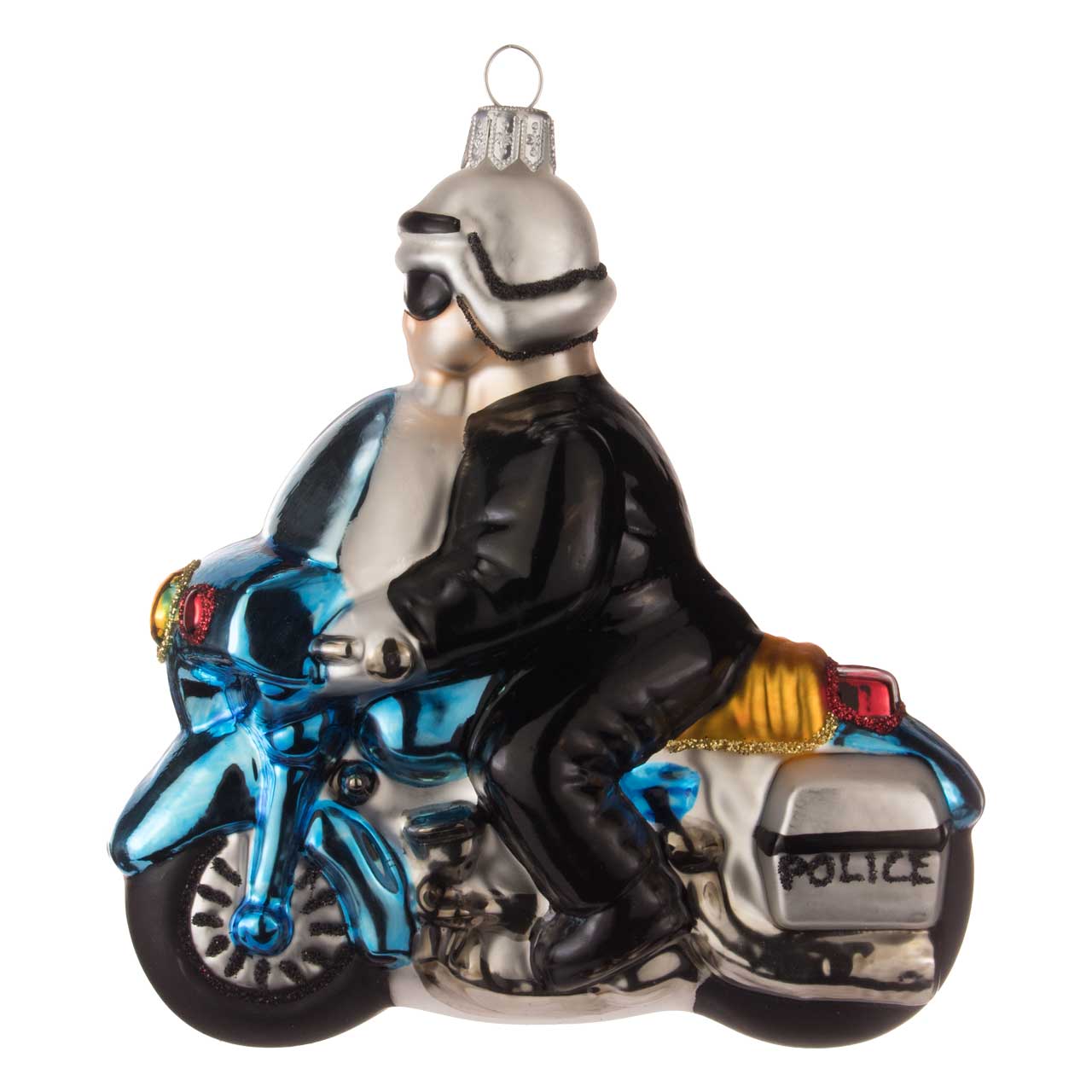 Motorrad-Polizist