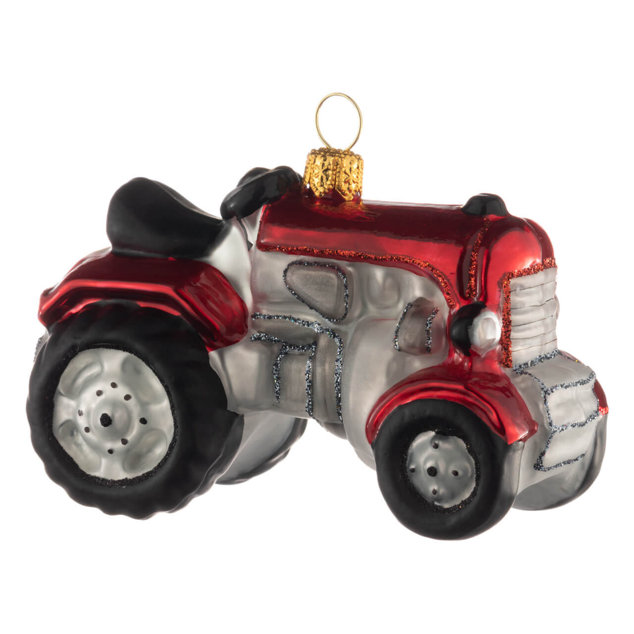 14-0381-0-Christbaumkugel-Traktor-1 Historischer Traktor