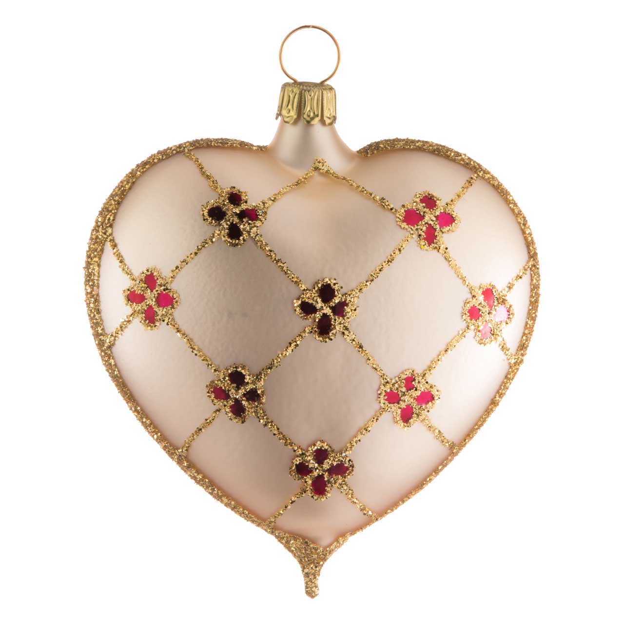 Herz mit Gitter-Ornament Herz mit Gitter-Ornament