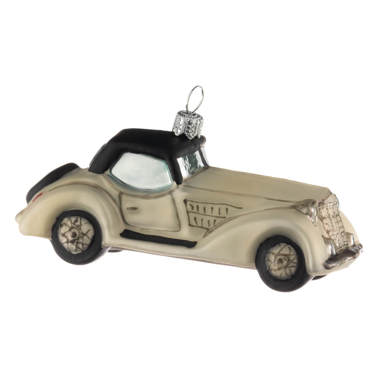 14-5217-7-Christbaumkugel-Oldtimer-1950-1 Hochzeitsauto