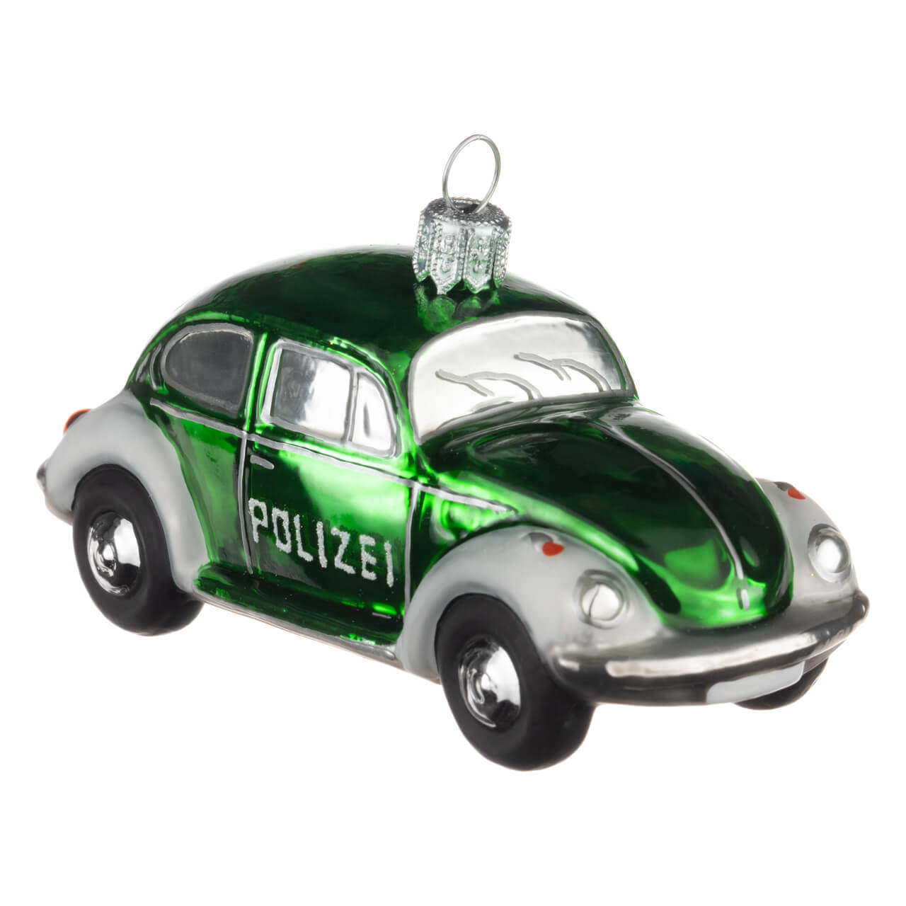 14-6086-8-Christbaumkugel-VW-Kaefer-Polizei-1 VW Käfer, Einsatzfahrzeug