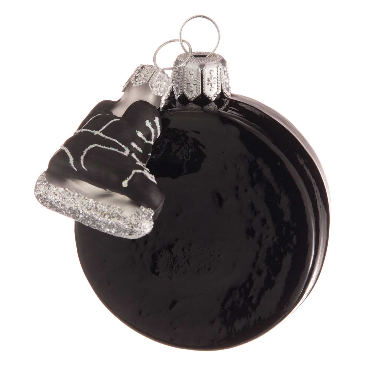 Hockey-Puck mit Schlittschuh Hockey-Puck mit Schlittschuh
