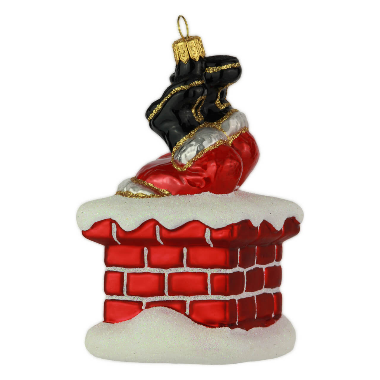 82-6910-6-Weihnachtsmann-im-Schornstein-1 Weihnachtsmann im Einsatz