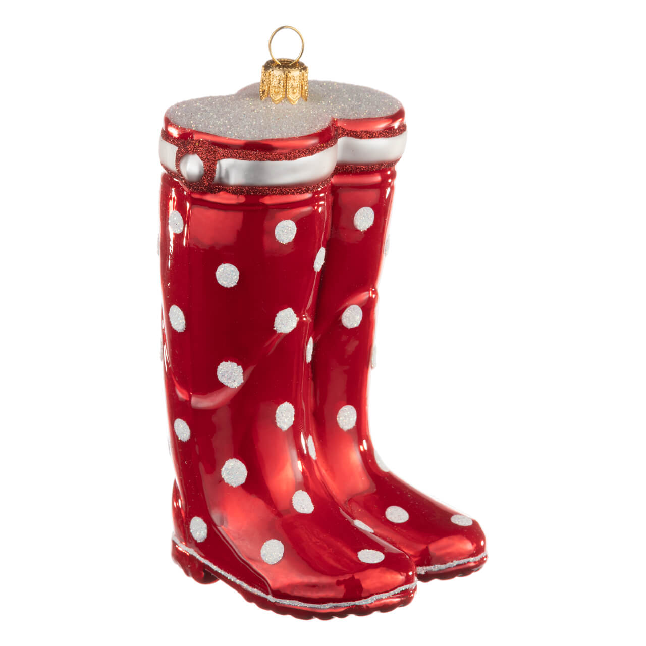 82-0304-9-rote-Gummistiefel-mit-Puenktchen-1 Rote Gummistiefel mit Pünktchen
