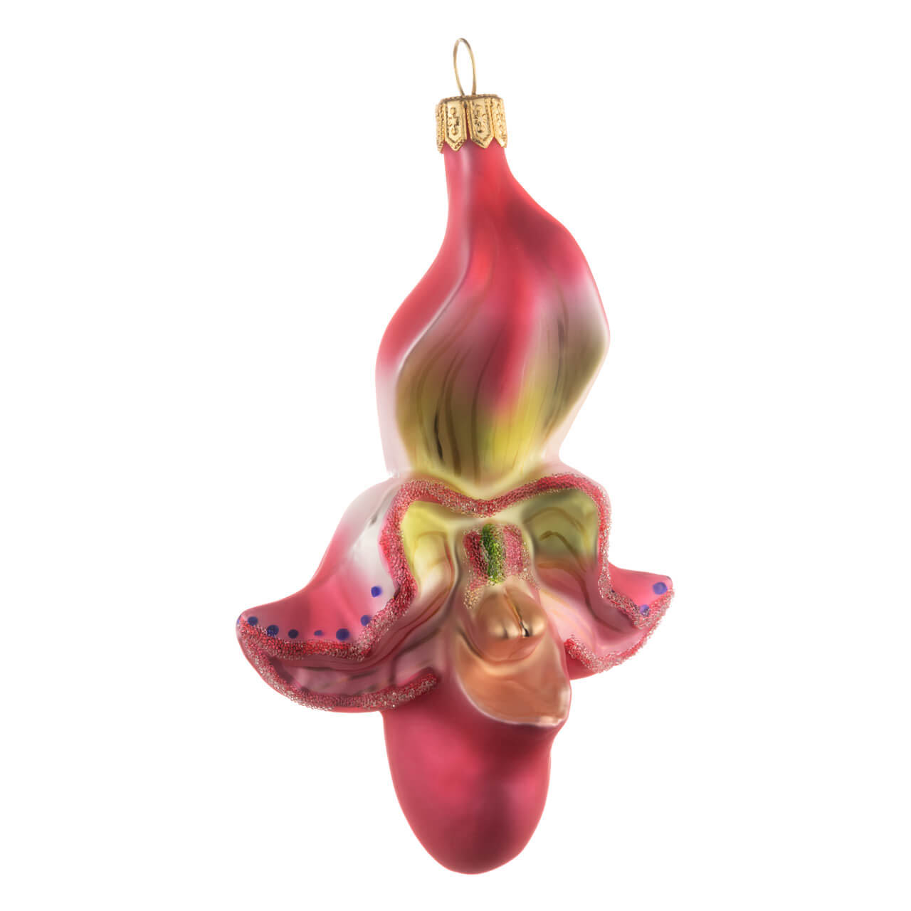 14-7944-0-Christbaumkugel-Orchidee-Frauenschuh-1 Orchidee - Frauenschuh