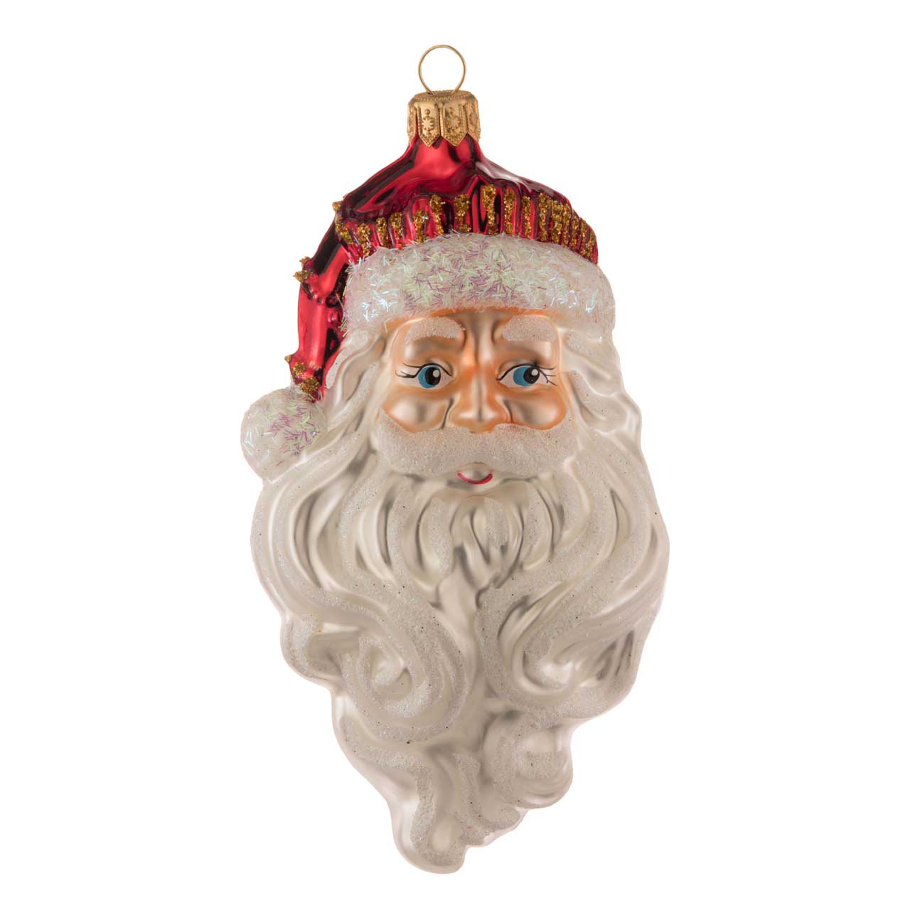 Weihnachtsmannkopf mit Rauschebart Weihnachtsmannkopf mit Rauschebart