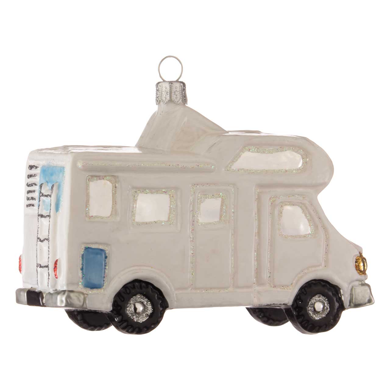 Weißes Wohnmobil